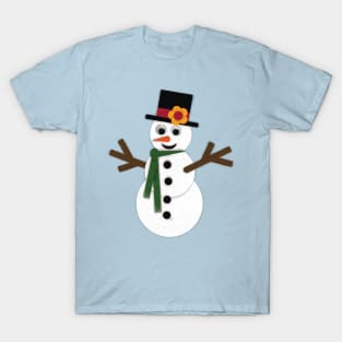 Felt Snowman T-Shirt